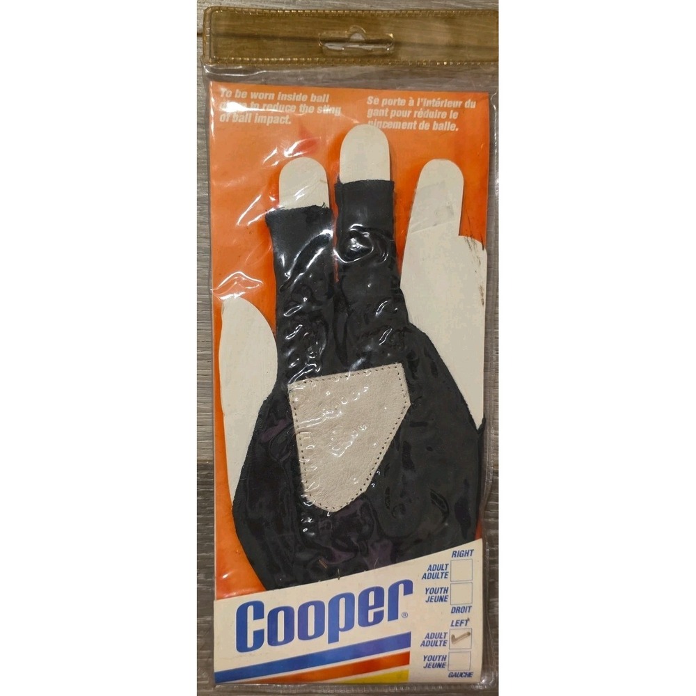 Vintage Cooper Viscolas Power Palm‎ Glove Adult Left Black New